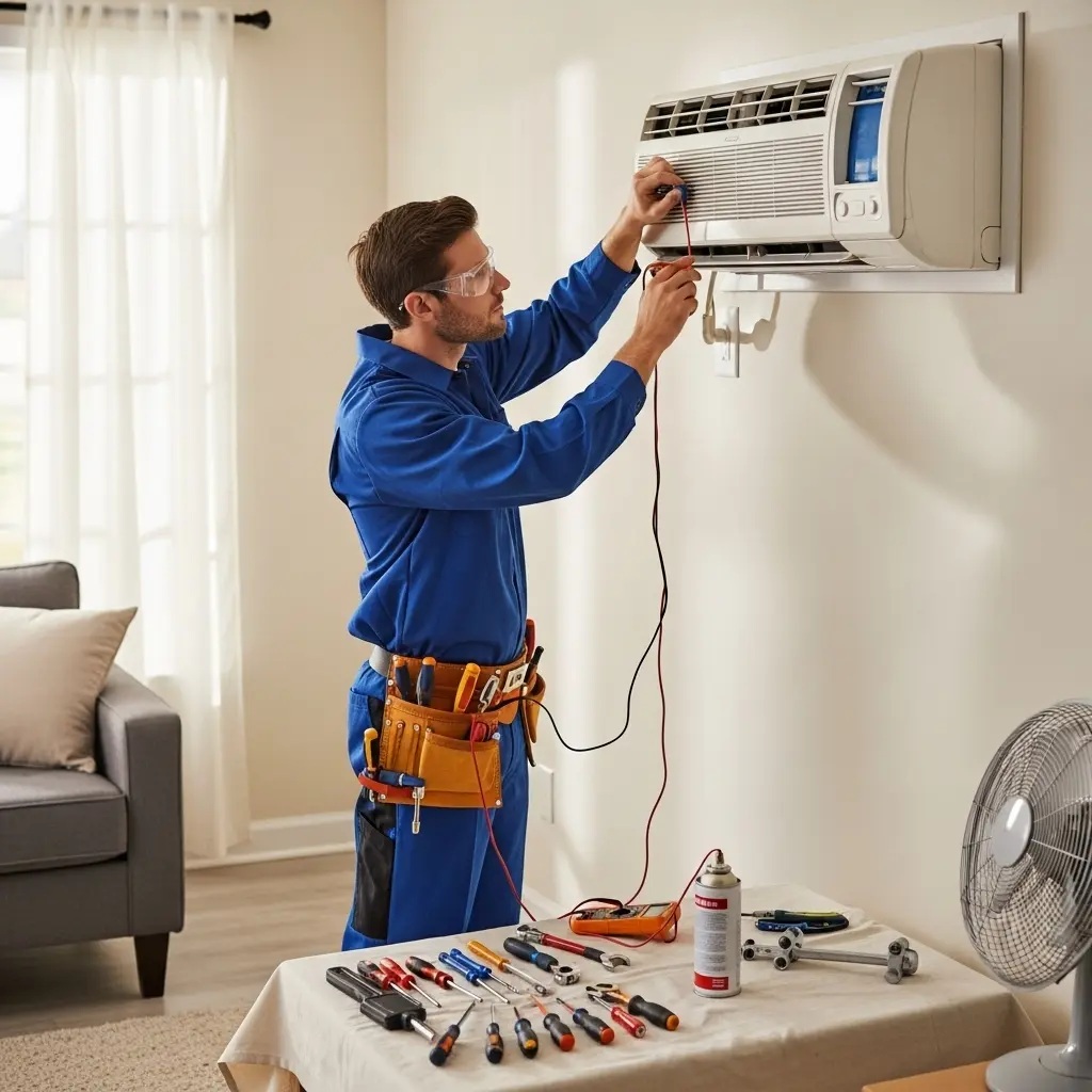 Büyükçekmece Finlux Finlux klima gaz dolumu ve bakım – Enerji verimliliği artırıldı. - Teknik servis örneği